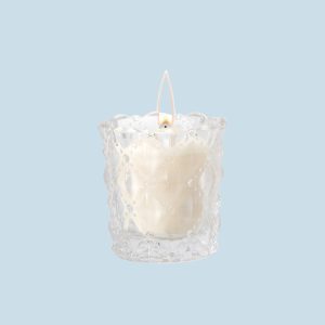 Mini Cut Glass Votive - Crosses & Dots - Illumina Candle Supplies
