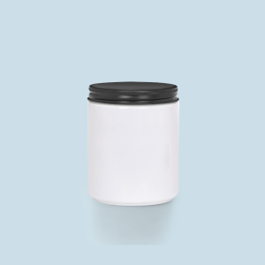 DL Jar WH Black Lid